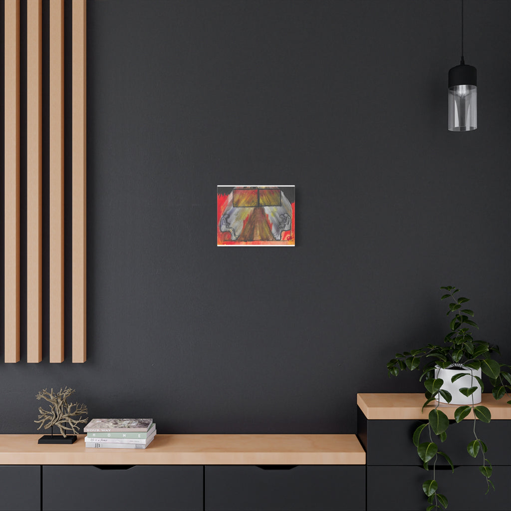The Vision (In My Head) - Abstract Origin Memory Watercolor - Canvas Wall Art