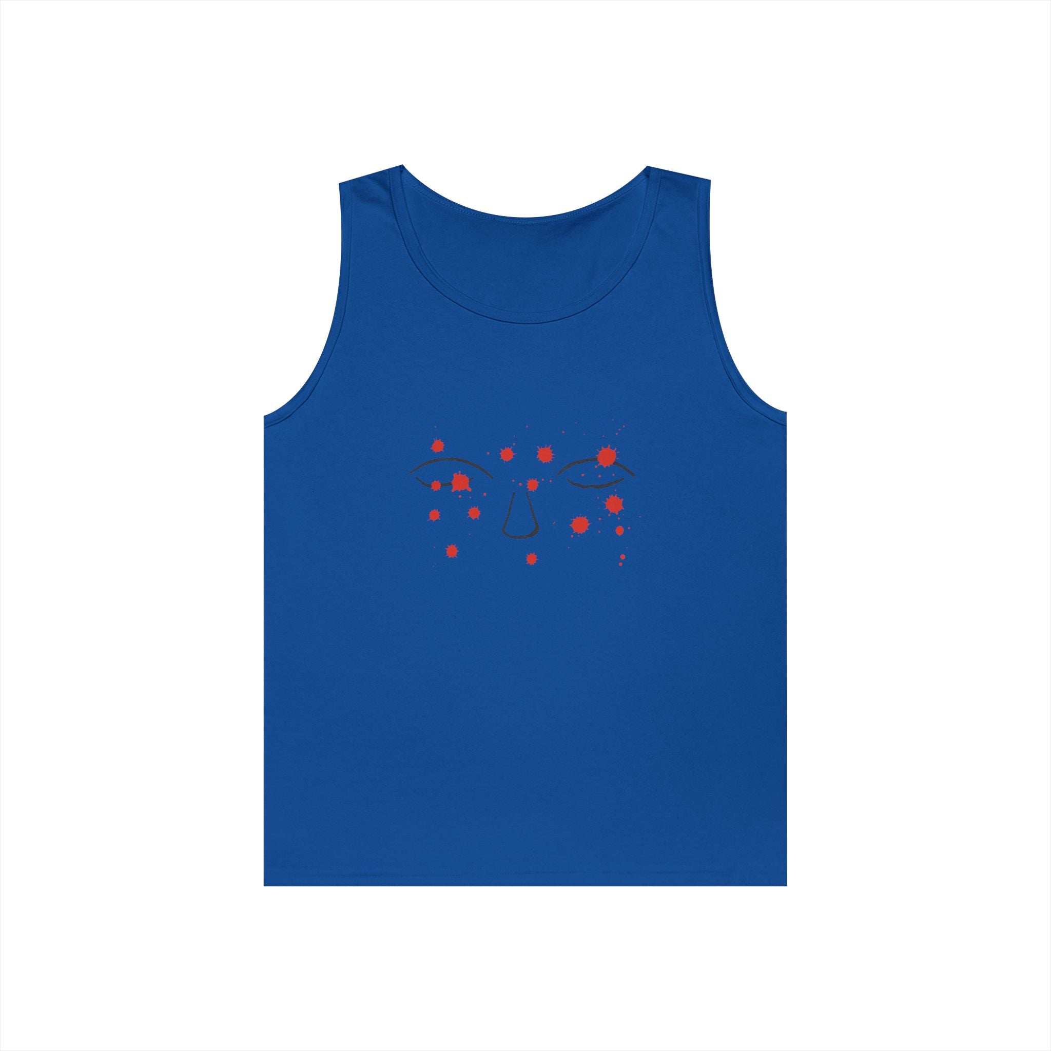 Thoughts Tank Top - Minimalist Trauma-Inspired Apparel by John Ganger