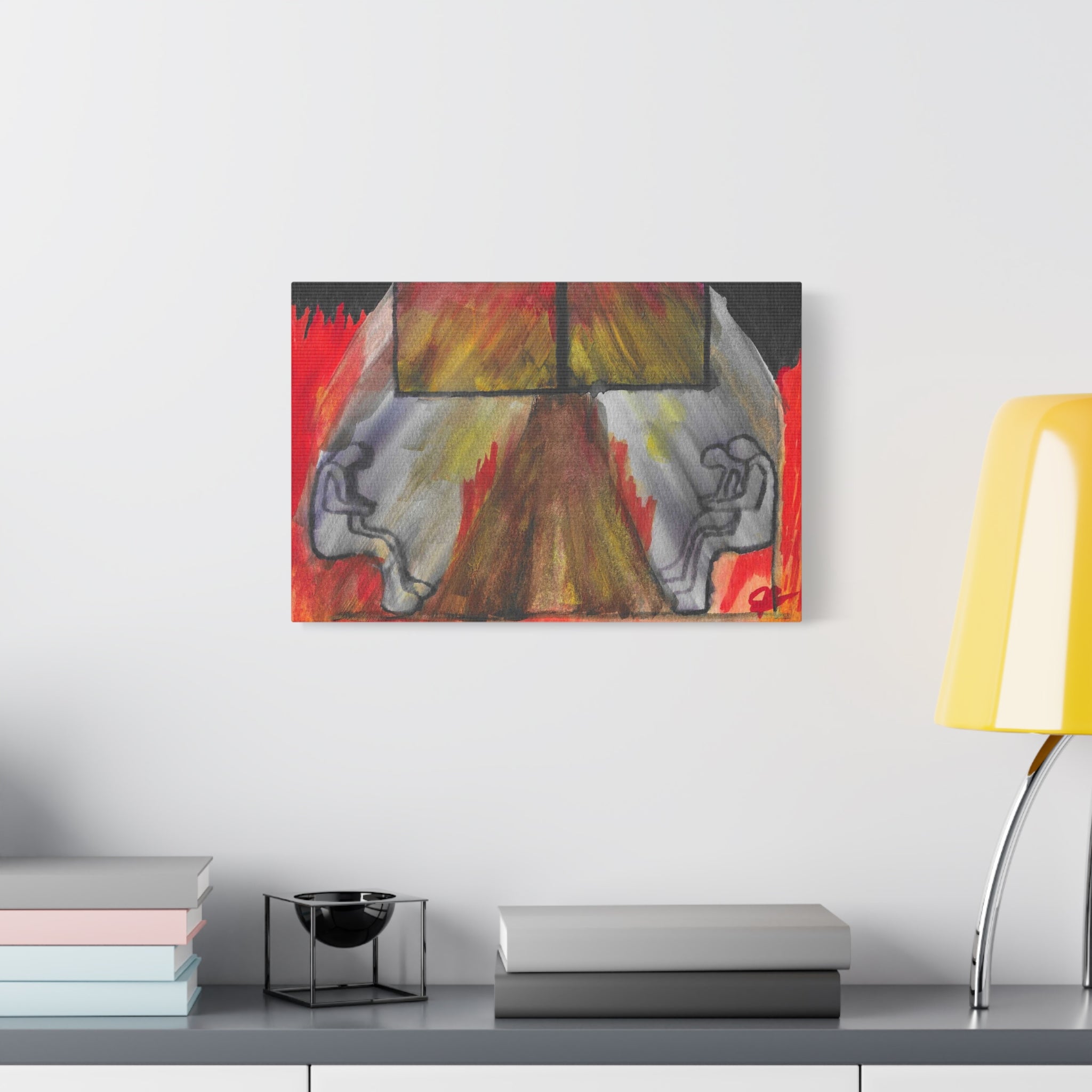 The Vision (In My Head) - Abstract Origin Memory Watercolor - Canvas Wall Art