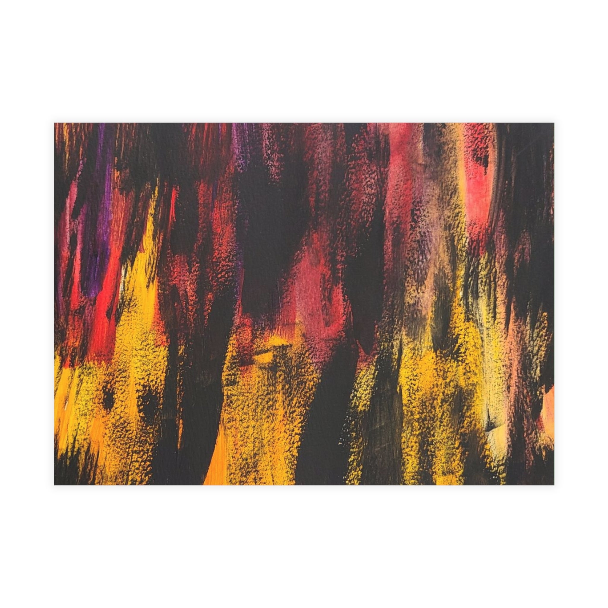 Spirits of Fire - Abstract Watercolor Postcard Set (4x6 or 5x7)