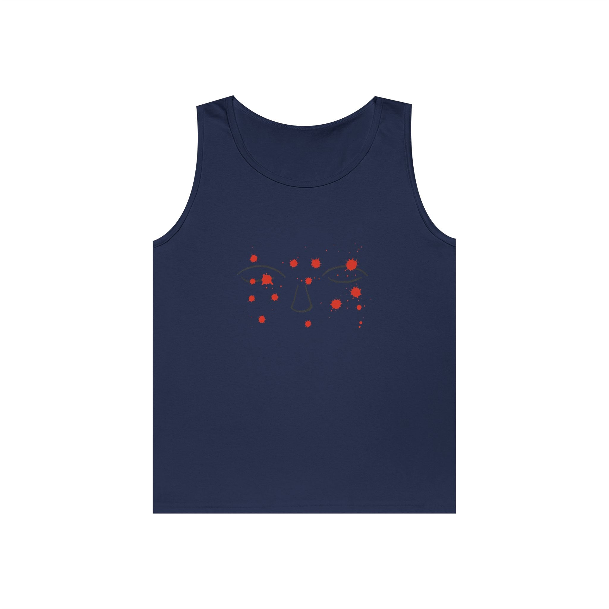 Thoughts Tank Top - Minimalist Trauma-Inspired Apparel by John Ganger