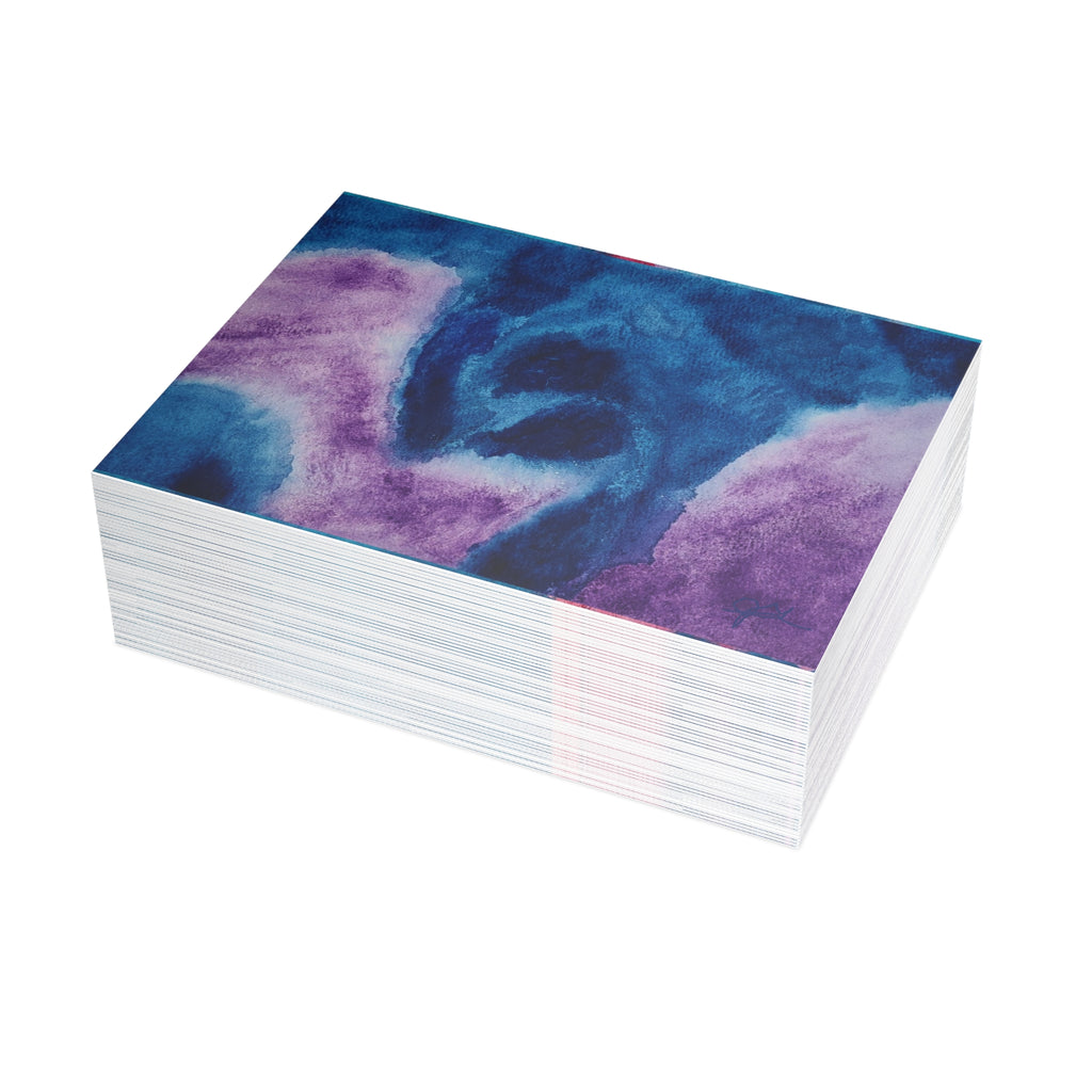 Storms of Torment - Abstract Watercolor Postcard Set (4x6 or 5x7)