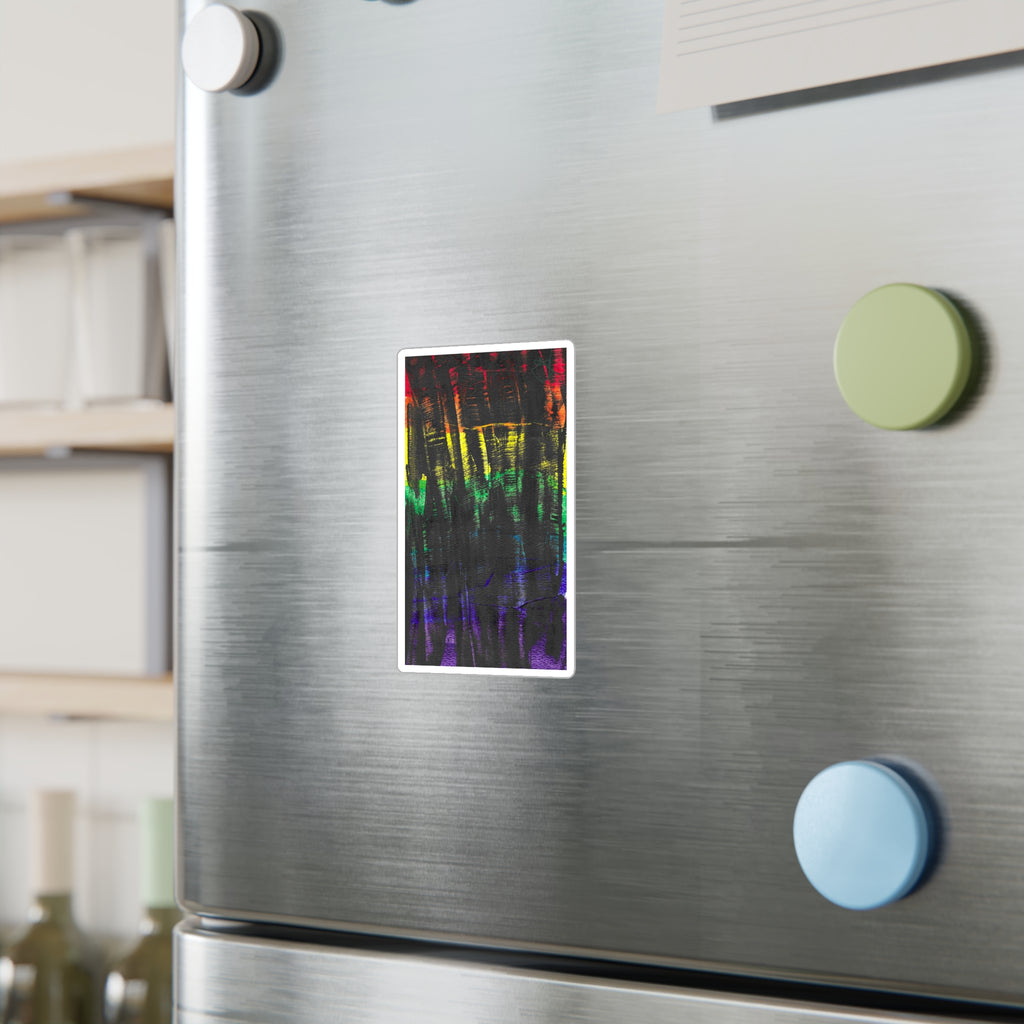 Abstract Watercolor Vinyl Decal - Inner Thoughts - A Spectrum Interrupted