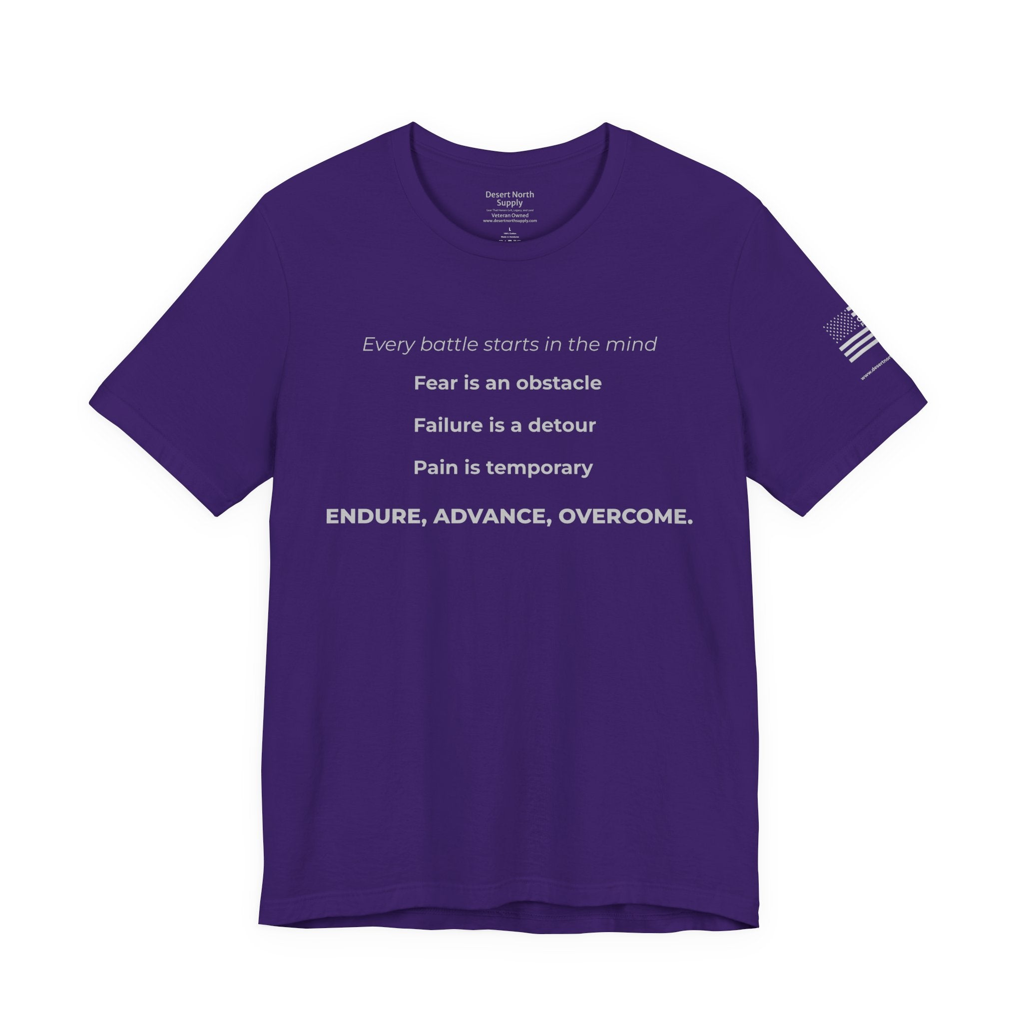 Endure Advance Overcome Motivational Tee - Choose Forward