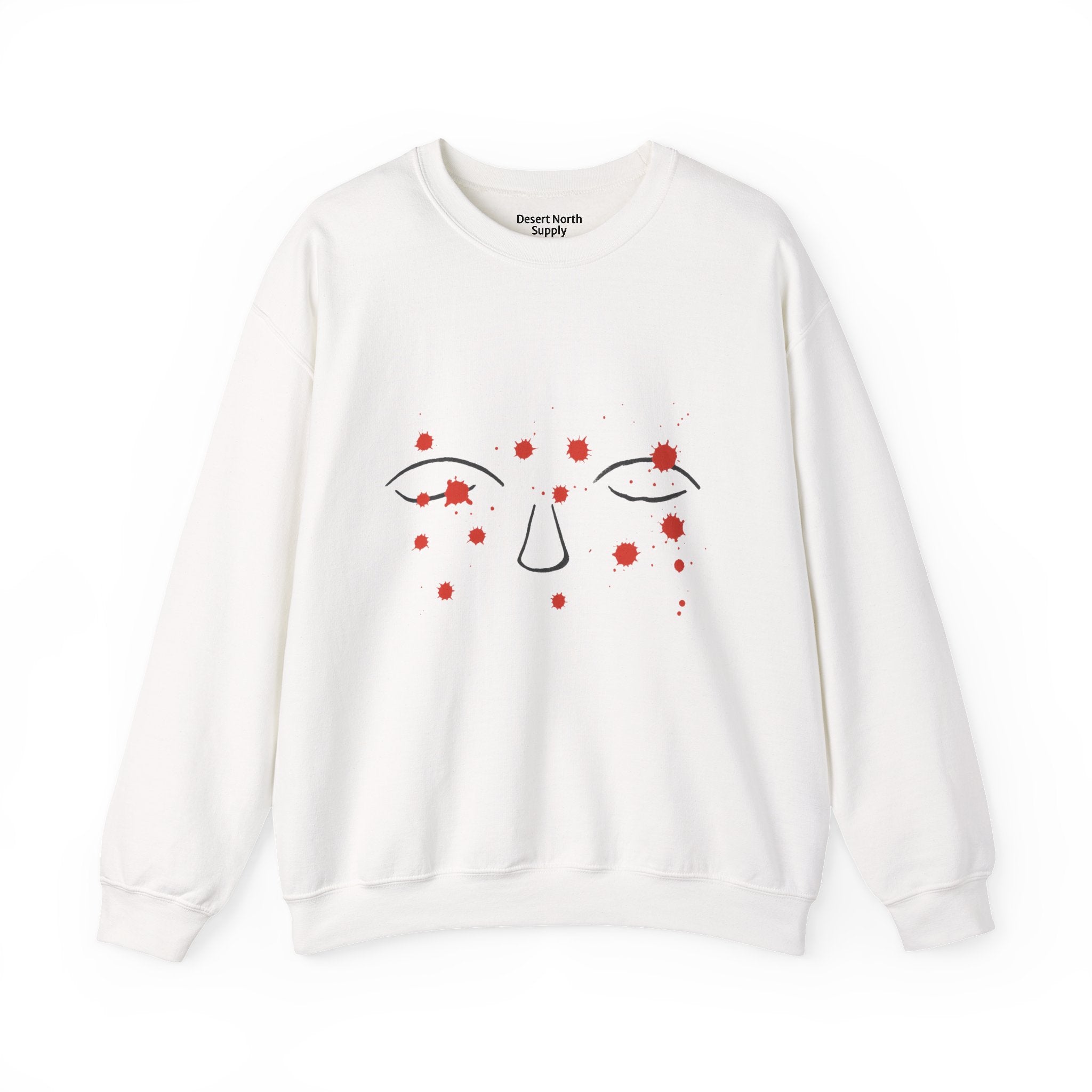 Thoughts Crewneck - Minimalist Trauma-Inspired Apparel by John Ganger