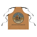 Desert North Supply Apron — Rustic Outdoor Logo Cooking Apron