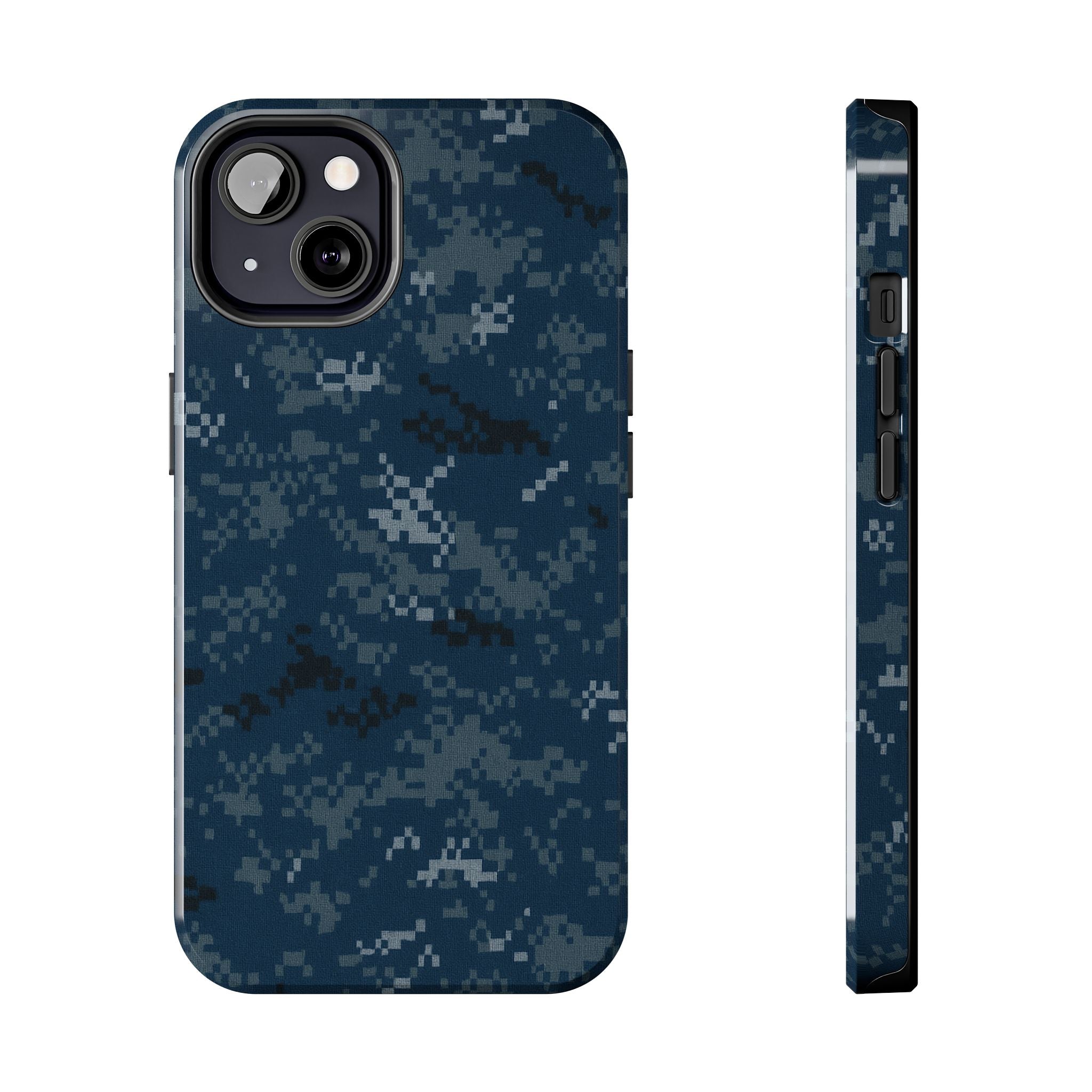 US Navy Blue Camo phone case | Military Camouflage Phone Case
