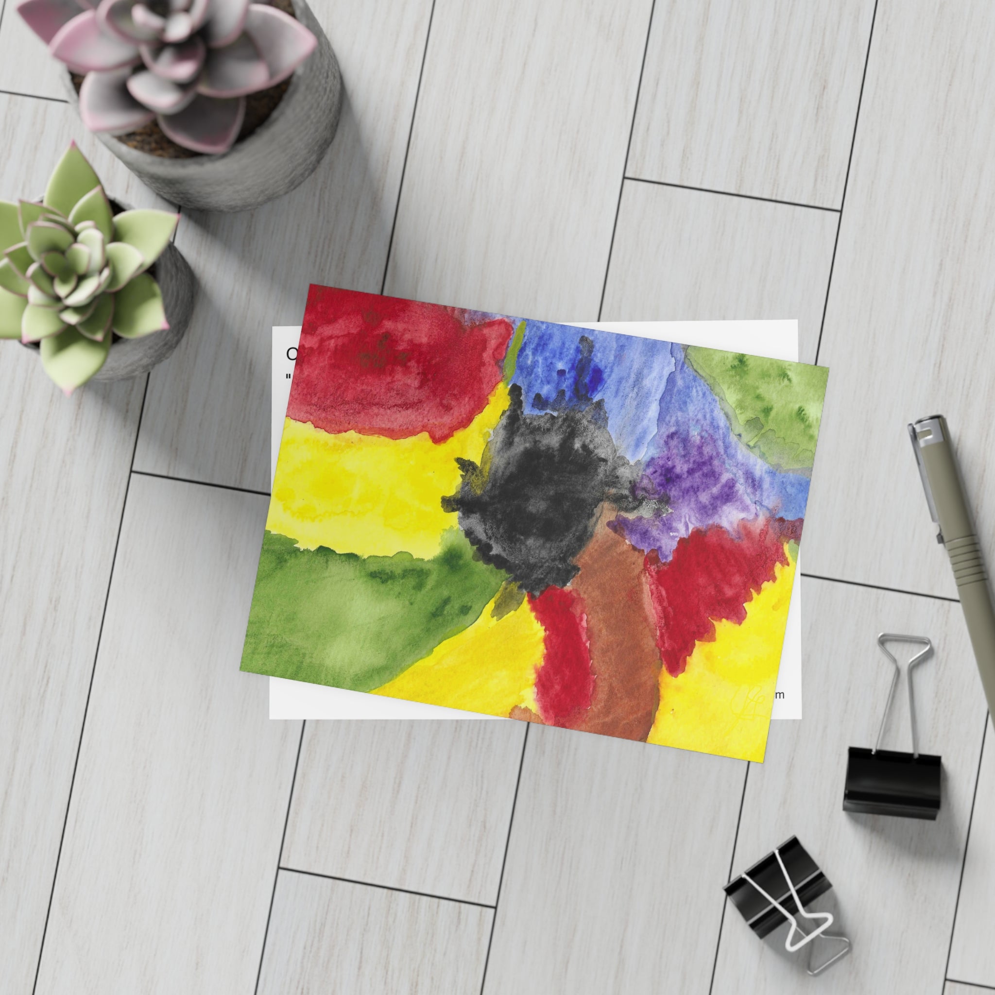 It Begins to Grow - The First Invasion Watercolor Postcard Set (4x6 or 5x7)