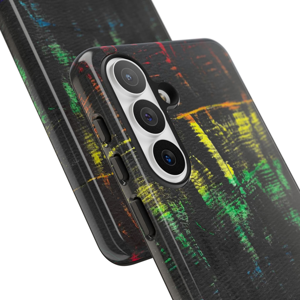 Inner Thoughts Watercolor Phone Case — Multi‑Color Abstract Tough Case