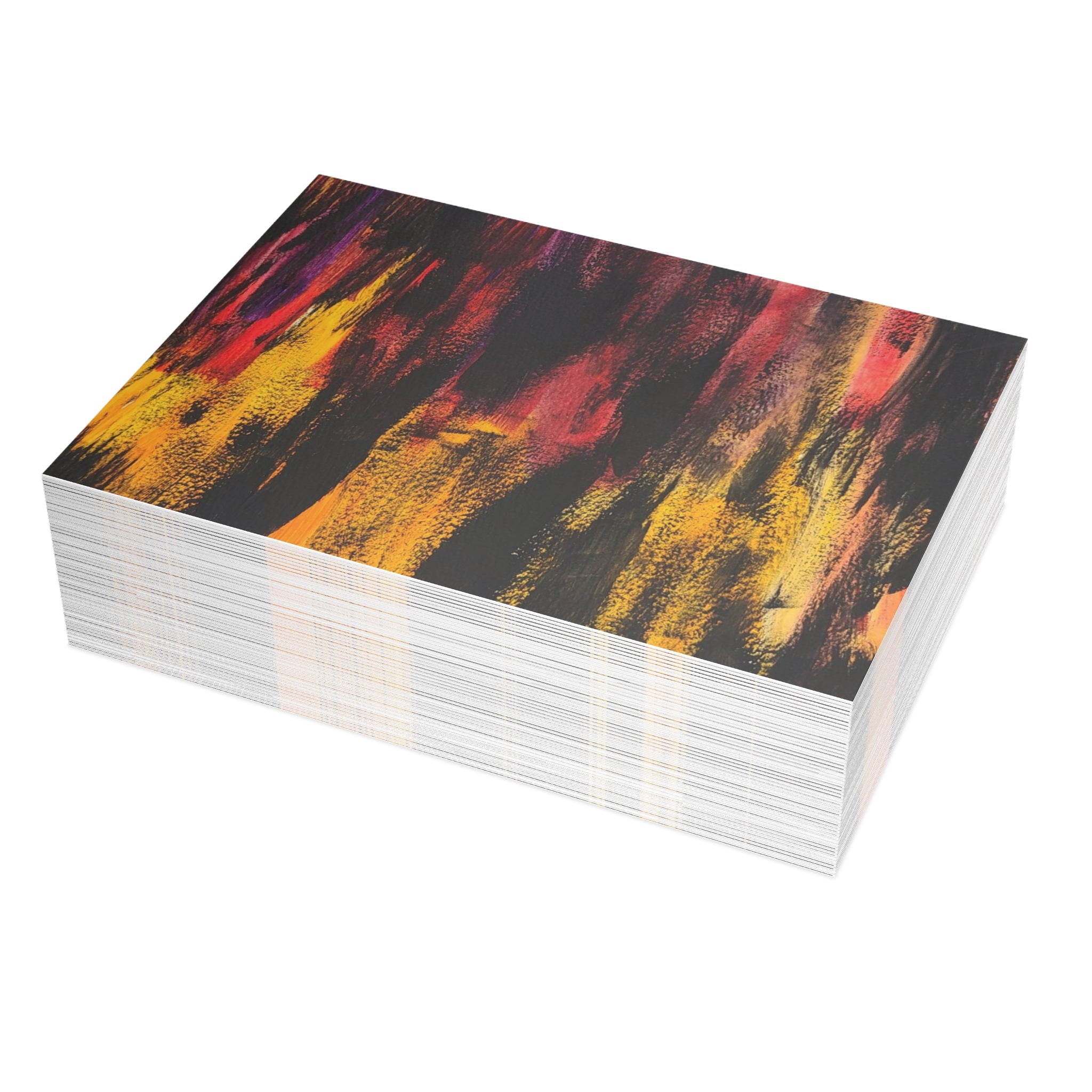 Spirits of Fire - Abstract Watercolor Postcard Set (4x6 or 5x7)