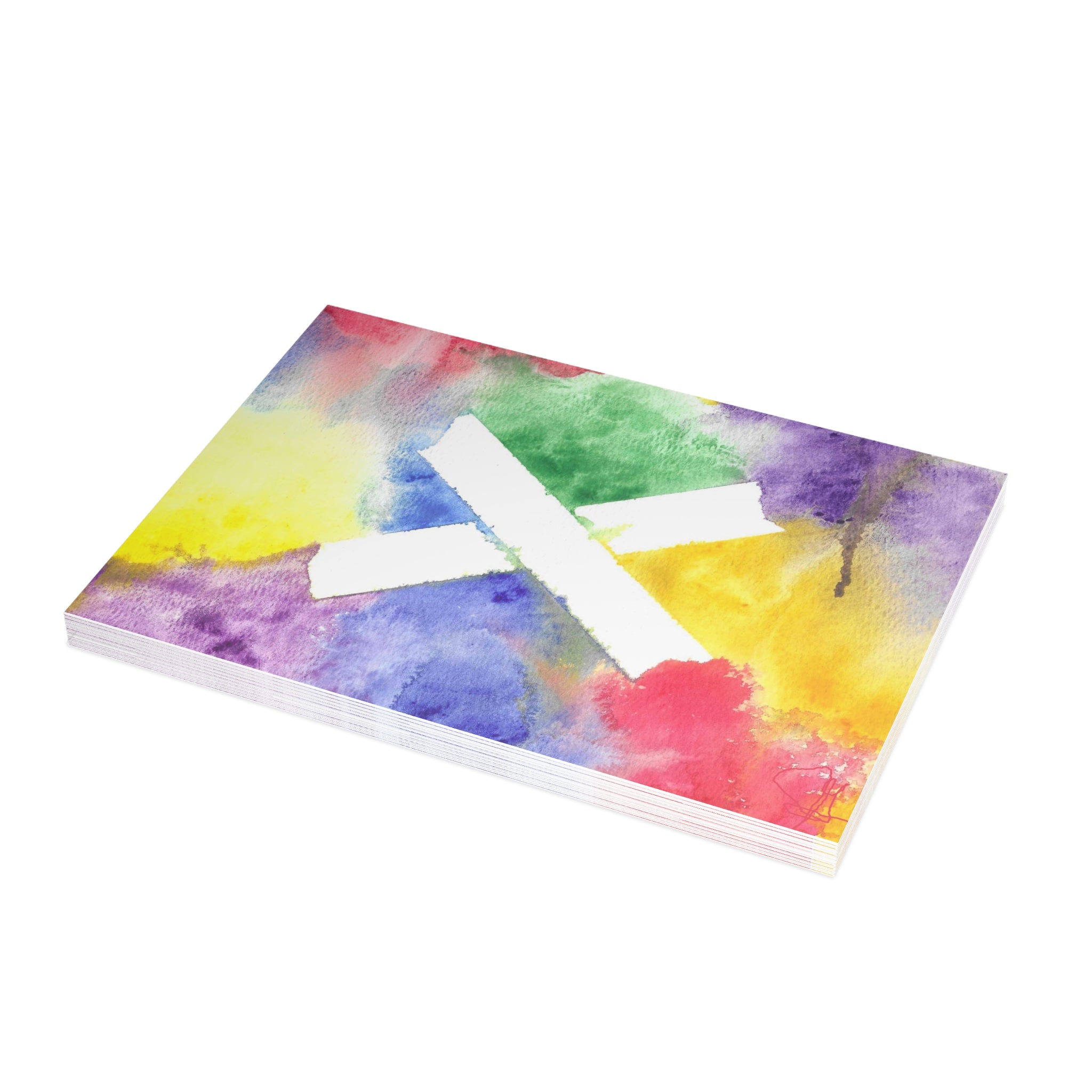 Marks the Spot - Emotional Healing Watercolor Art - Abstract Watercolor Postcard Set (4x6 or 5x7)