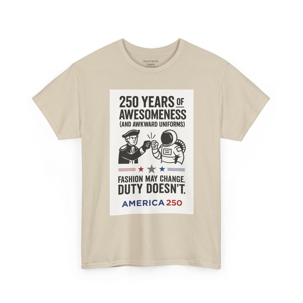 250 Years of Awesomeness Military History T-Shirt – Funny Duty & Uniforms Tee