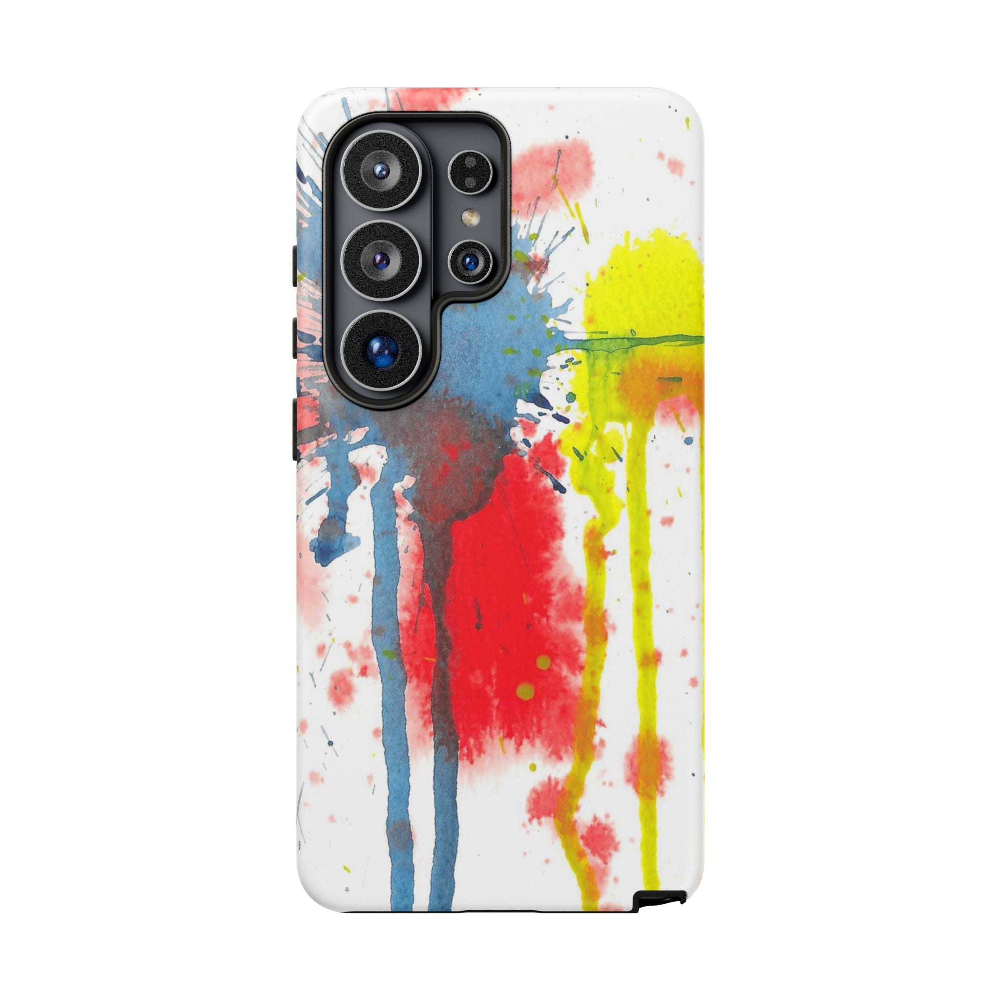 Tough Cases Watercolor 'Splat' Phone Case - Abstract Primary Colors Art