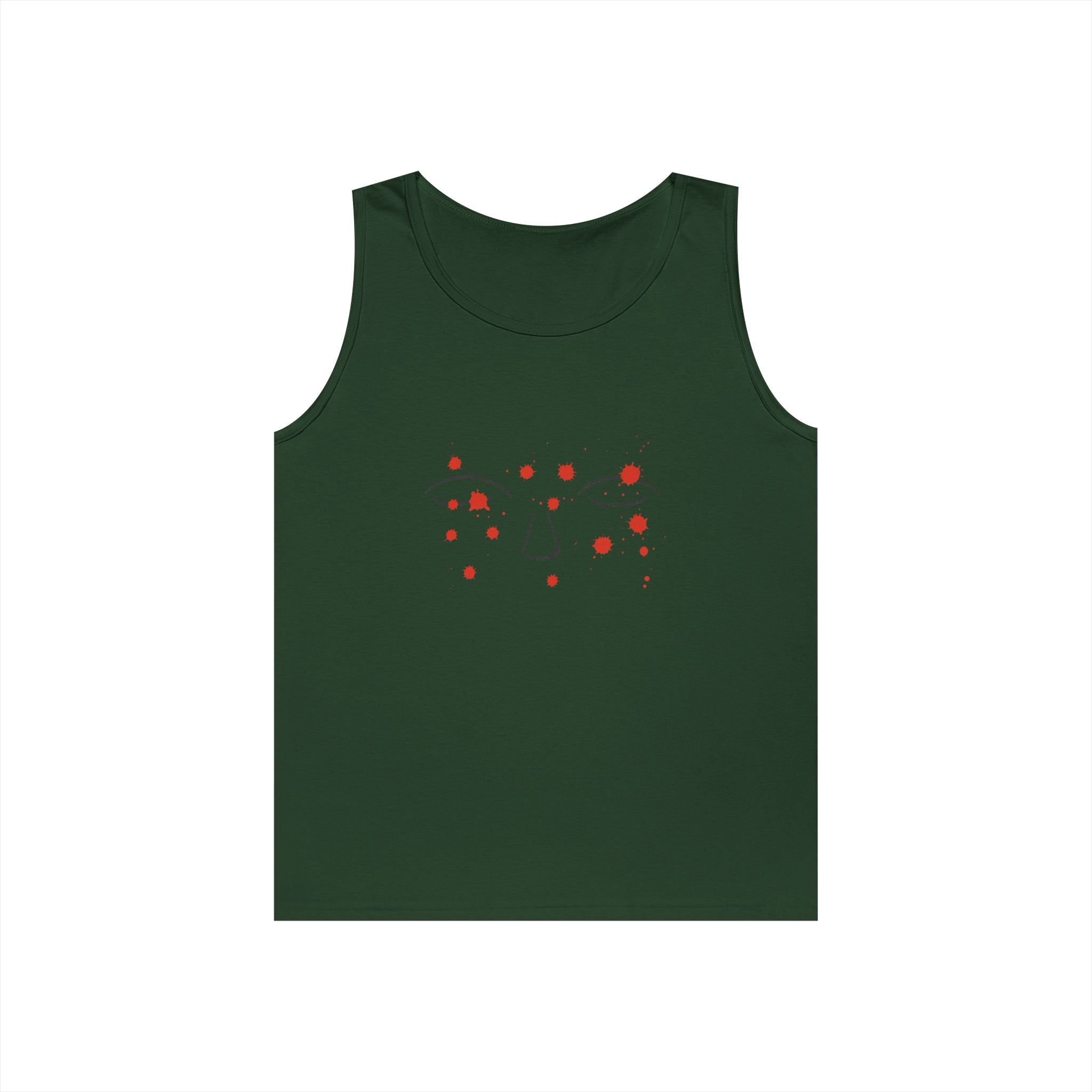 Thoughts Tank Top - Minimalist Trauma-Inspired Apparel by John Ganger