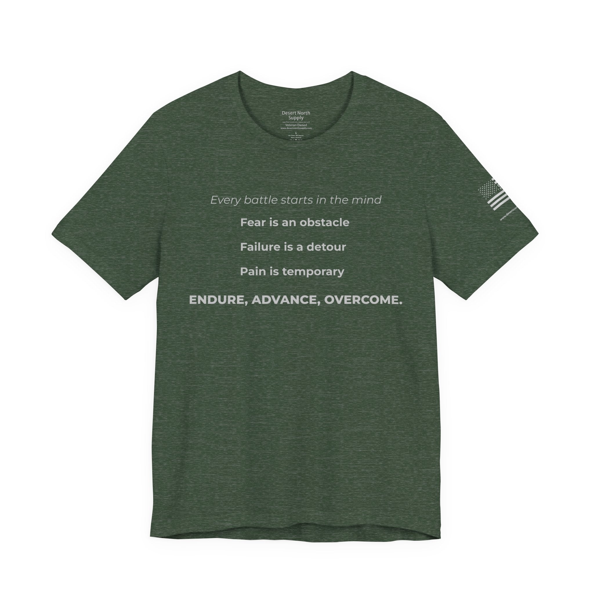 Endure Advance Overcome Motivational Tee - Choose Forward