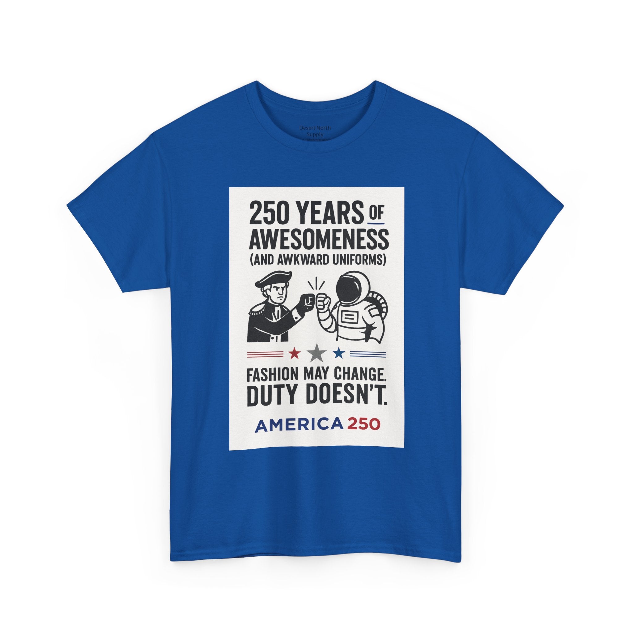 250 Years of Awesomeness Military History T-Shirt – Funny Duty & Uniforms Tee