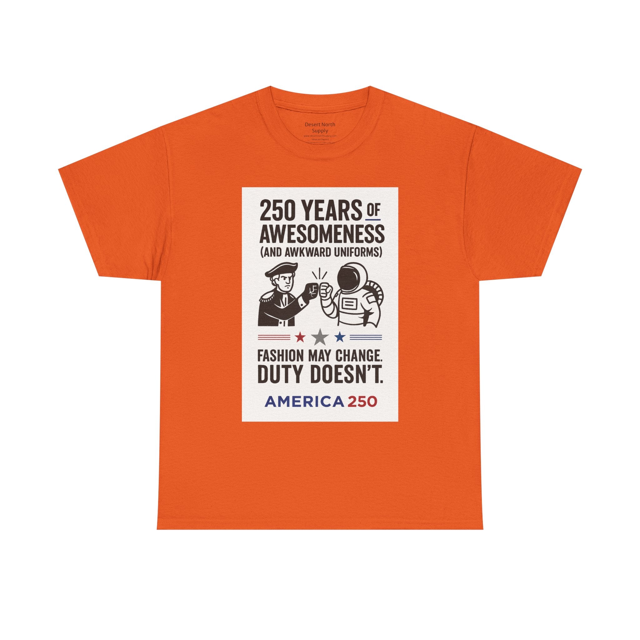 250 Years of Awesomeness Military History T-Shirt – Funny Duty & Uniforms Tee