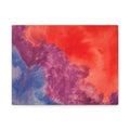 Abstract Watercolor Canvas Print - "The Line Between" Original Art by John Ganger - Matte Stretched Wall Art