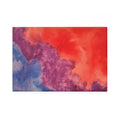 Abstract Rectangle Magnet — "The Line Between" Watercolor Refrigerator Magnet