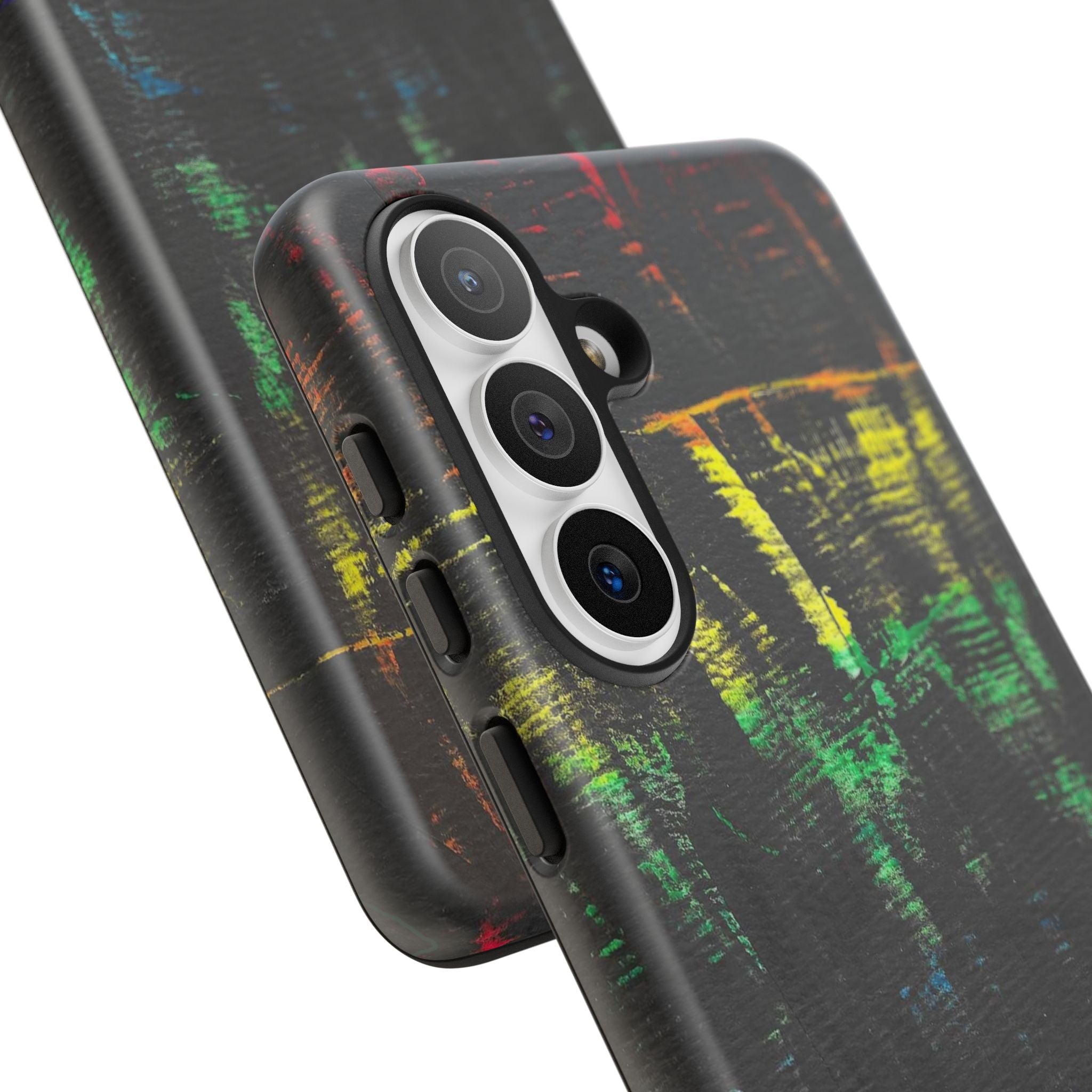 Inner Thoughts Watercolor Phone Case — Multi‑Color Abstract Tough Case
