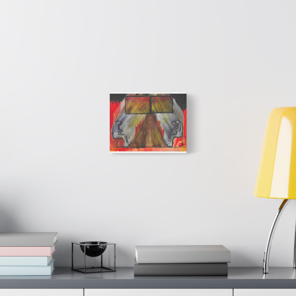 The Vision (In My Head) - Abstract Origin Memory Watercolor - Canvas Wall Art