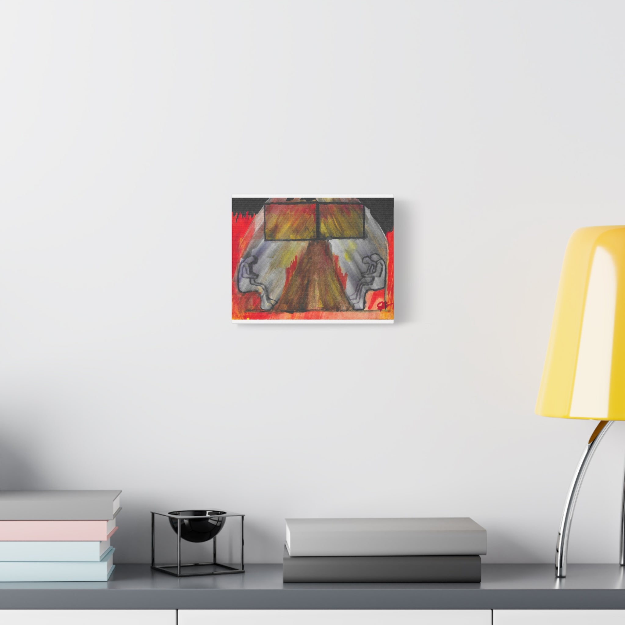 The Vision (In My Head) - Abstract Origin Memory Watercolor - Canvas Wall Art