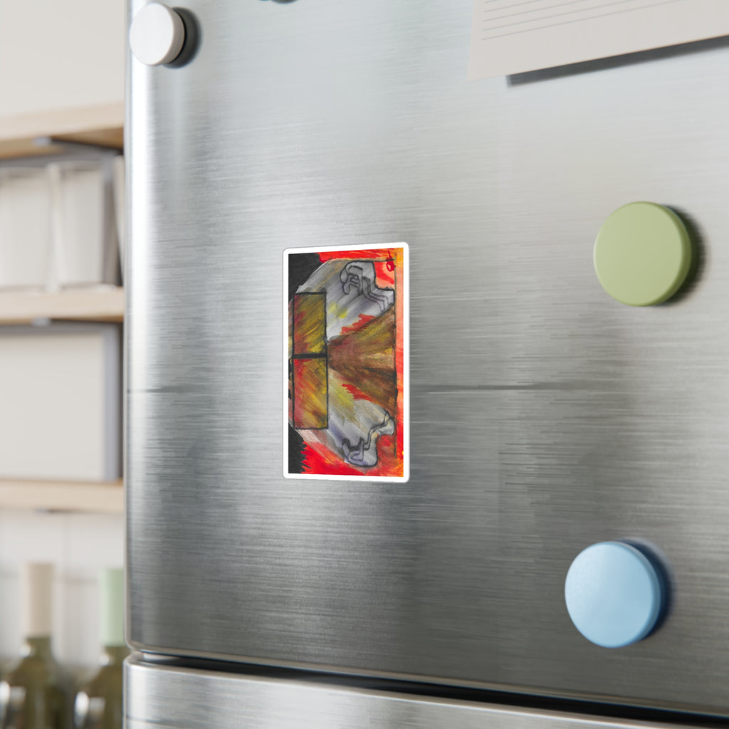 The Vision in my Head  - Abstract Origin Watercolor Vinyl Decal