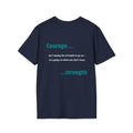 Choose Forward Courage Shirt - Courage and Strength Motivation Tee for Strength, Grit & Resilience