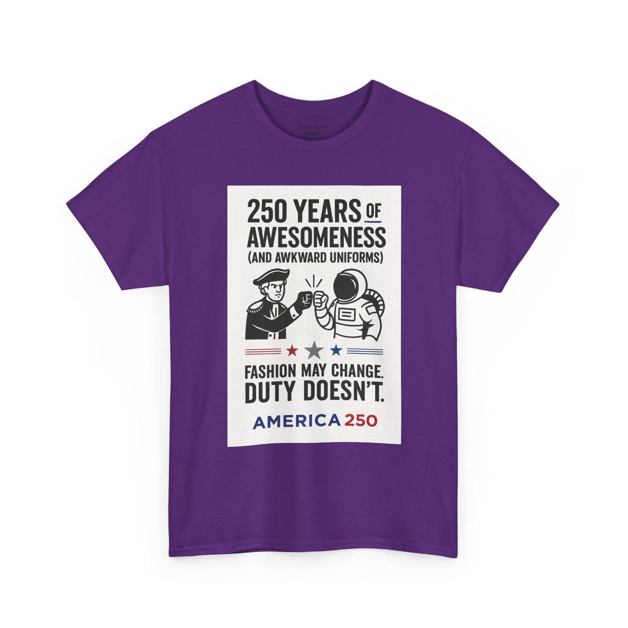 250 Years of Awesomeness Military History T-Shirt – Funny Duty & Uniforms Tee