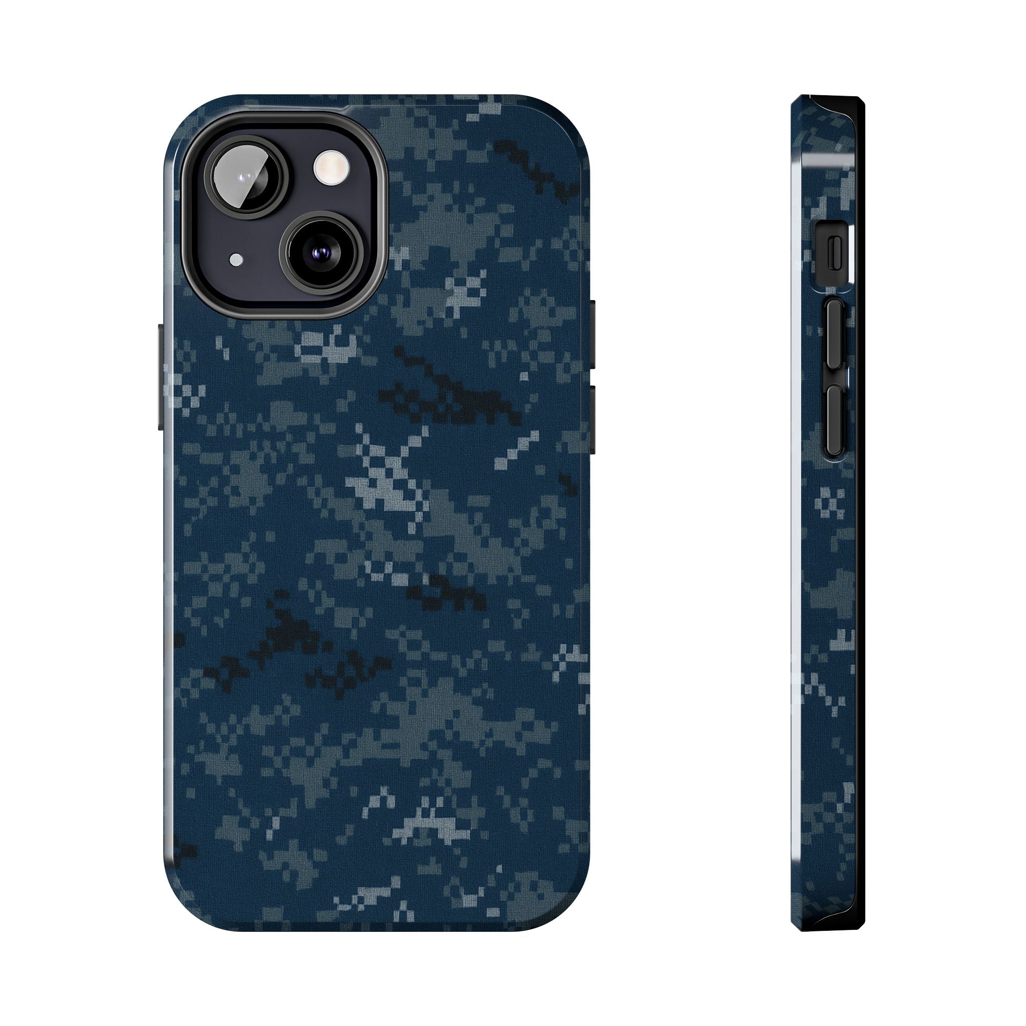US Navy Blue Camo phone case | Military Camouflage Phone Case