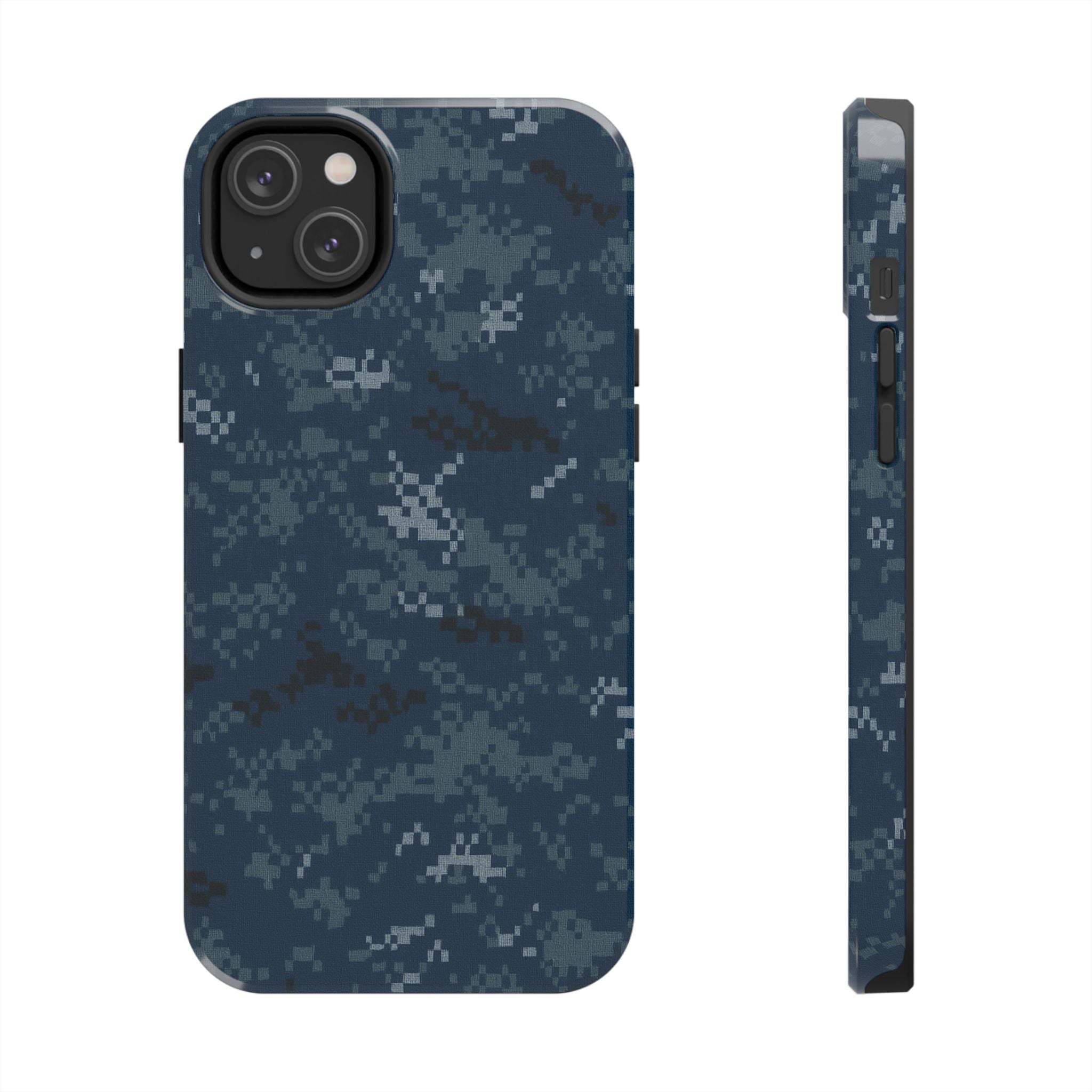 US Navy Blue Camo phone case | Military Camouflage Phone Case