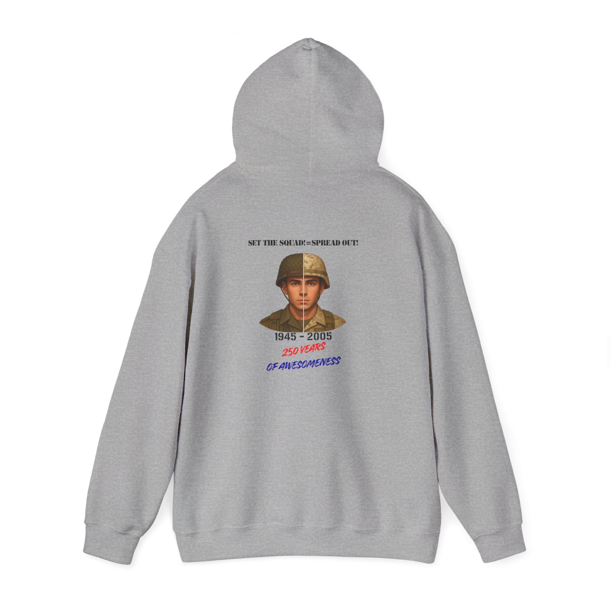 Valor Doesn't Change Hoodie 1945 - 2005 - 250 Years American Awesomeness