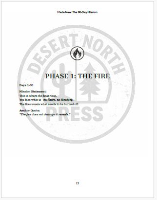 Paperback Version - Made New: The 90‑Day Mission |Christian Workbook | Daily Devotional | Spiritual Growth Journal