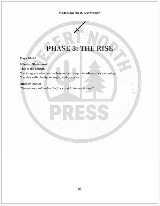 Paperback Version - Made New: The 90‑Day Mission |Christian Workbook | Daily Devotional | Spiritual Growth Journal