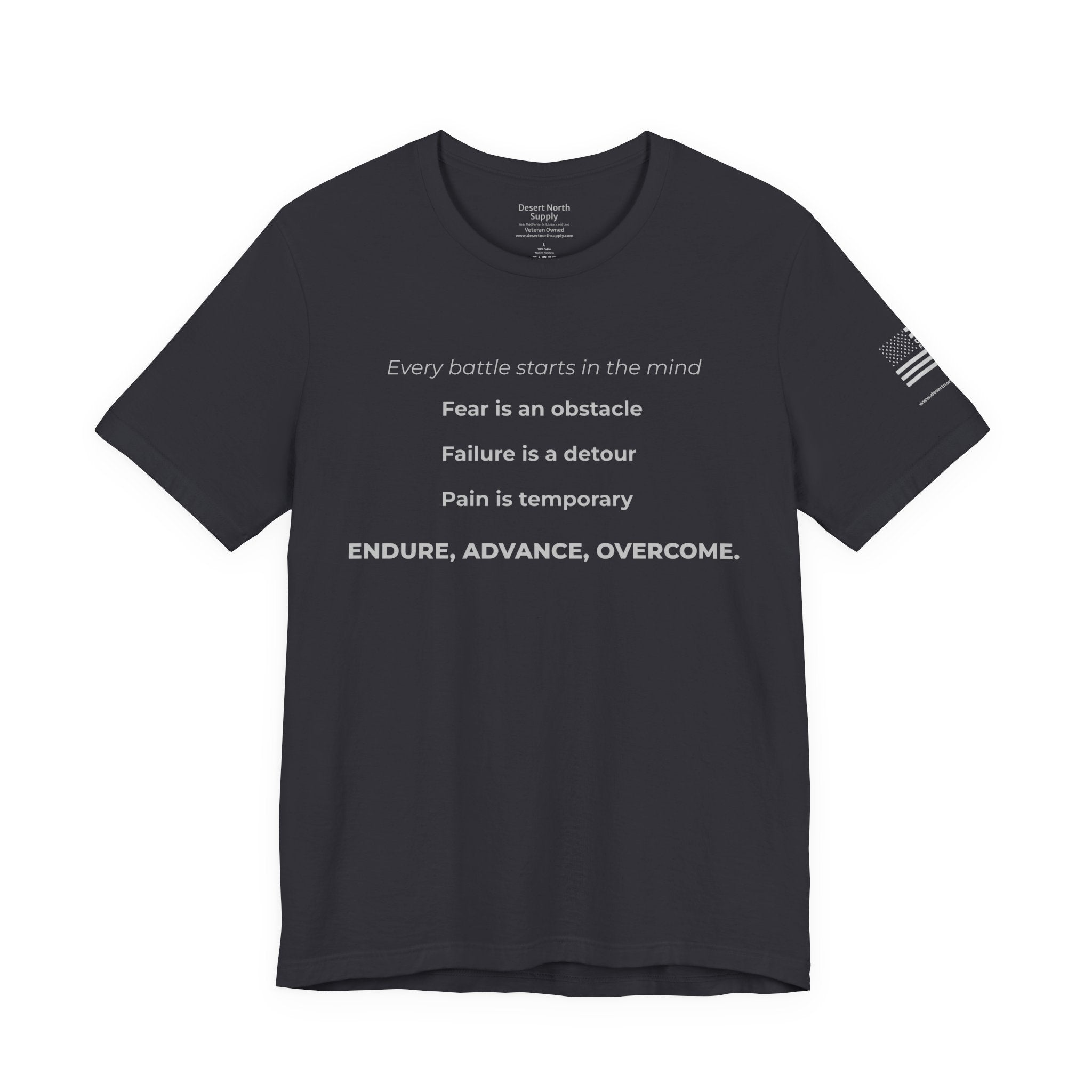 Endure Advance Overcome Motivational Tee - Choose Forward