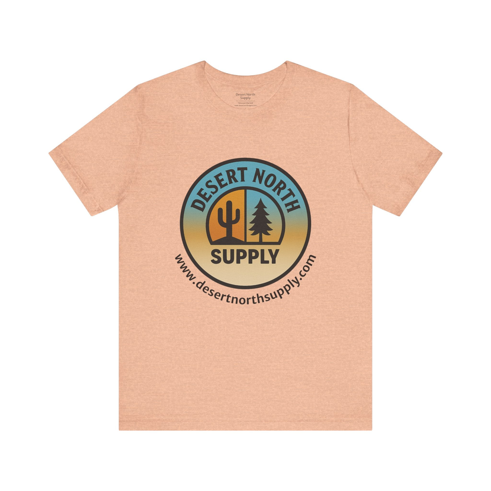 Desert North Supply Logo Tee — Vintage Sunset Outdoor Graphic T-Shirt