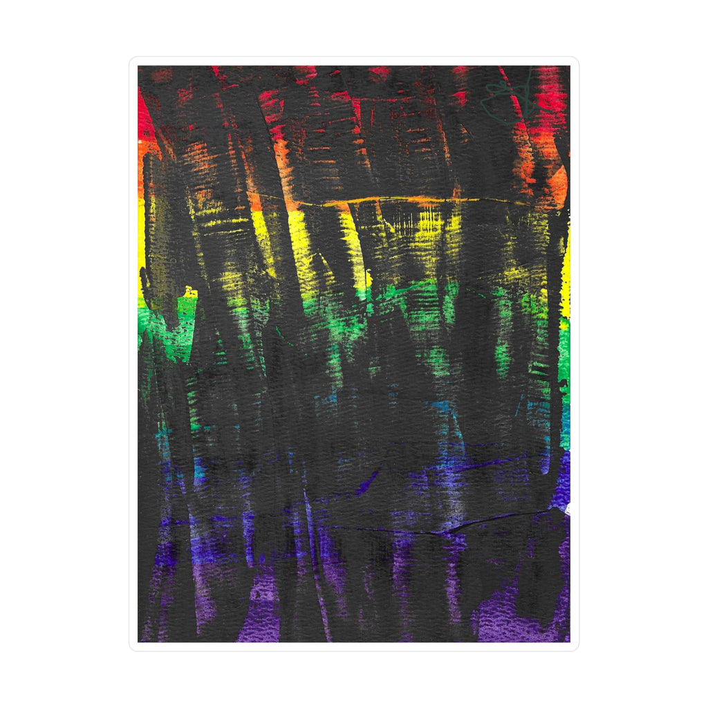 Abstract Watercolor Vinyl Decal - Inner Thoughts - A Spectrum Interrupted