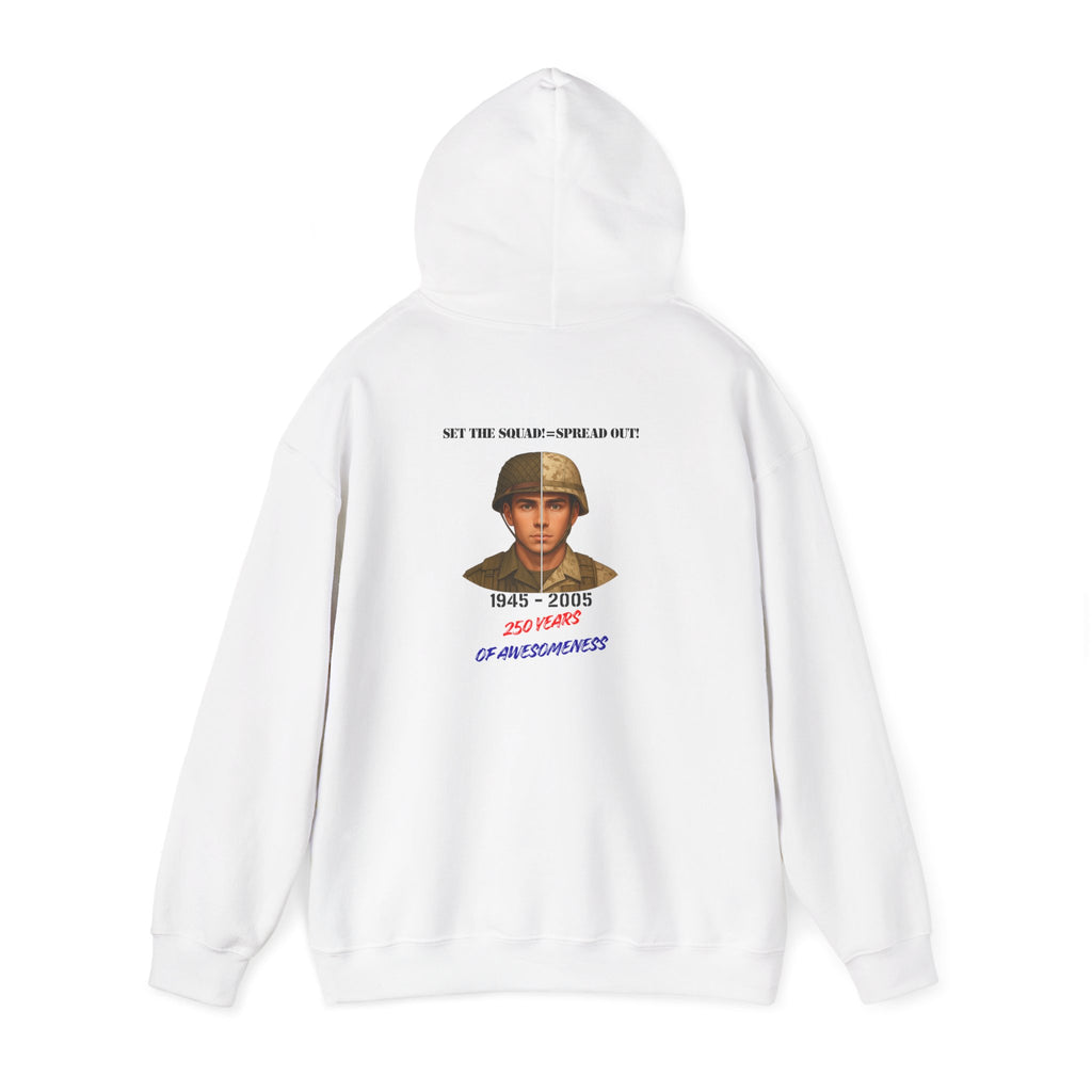 Valor Doesn't Change Hoodie 1945 - 2005 - 250 Years American Awesomeness