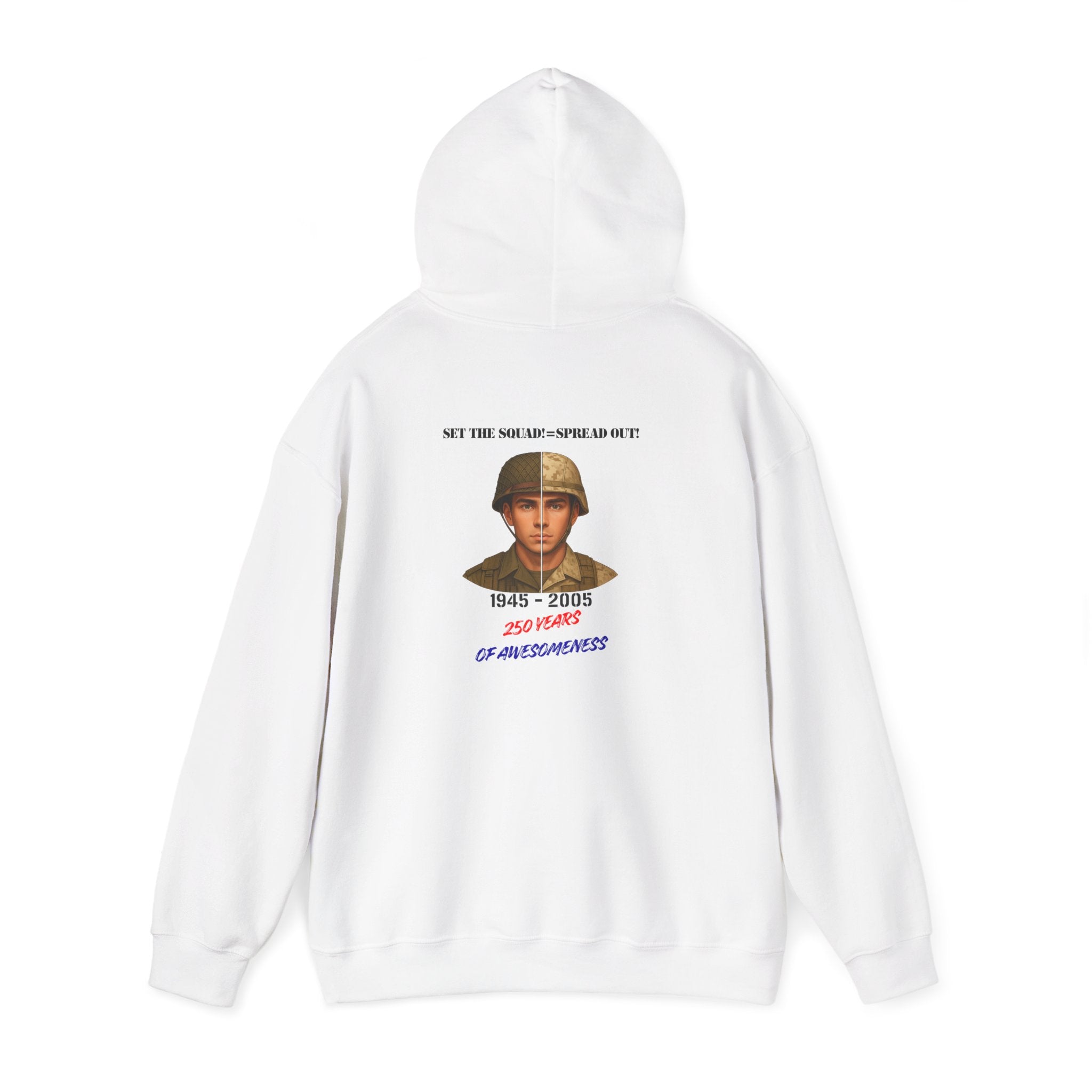Valor Doesn't Change Hoodie 1945 - 2005 - 250 Years American Awesomeness