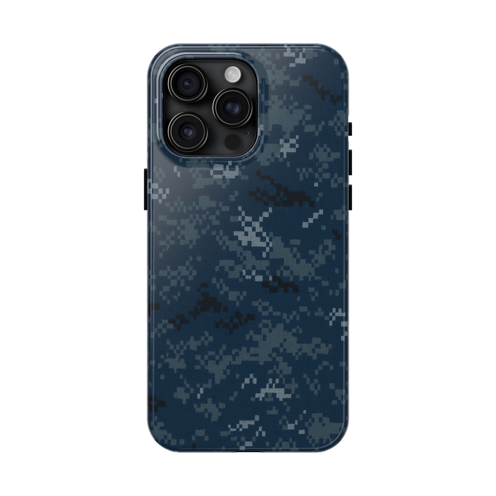 US Navy Blue Camo phone case | Military Camouflage Phone Case