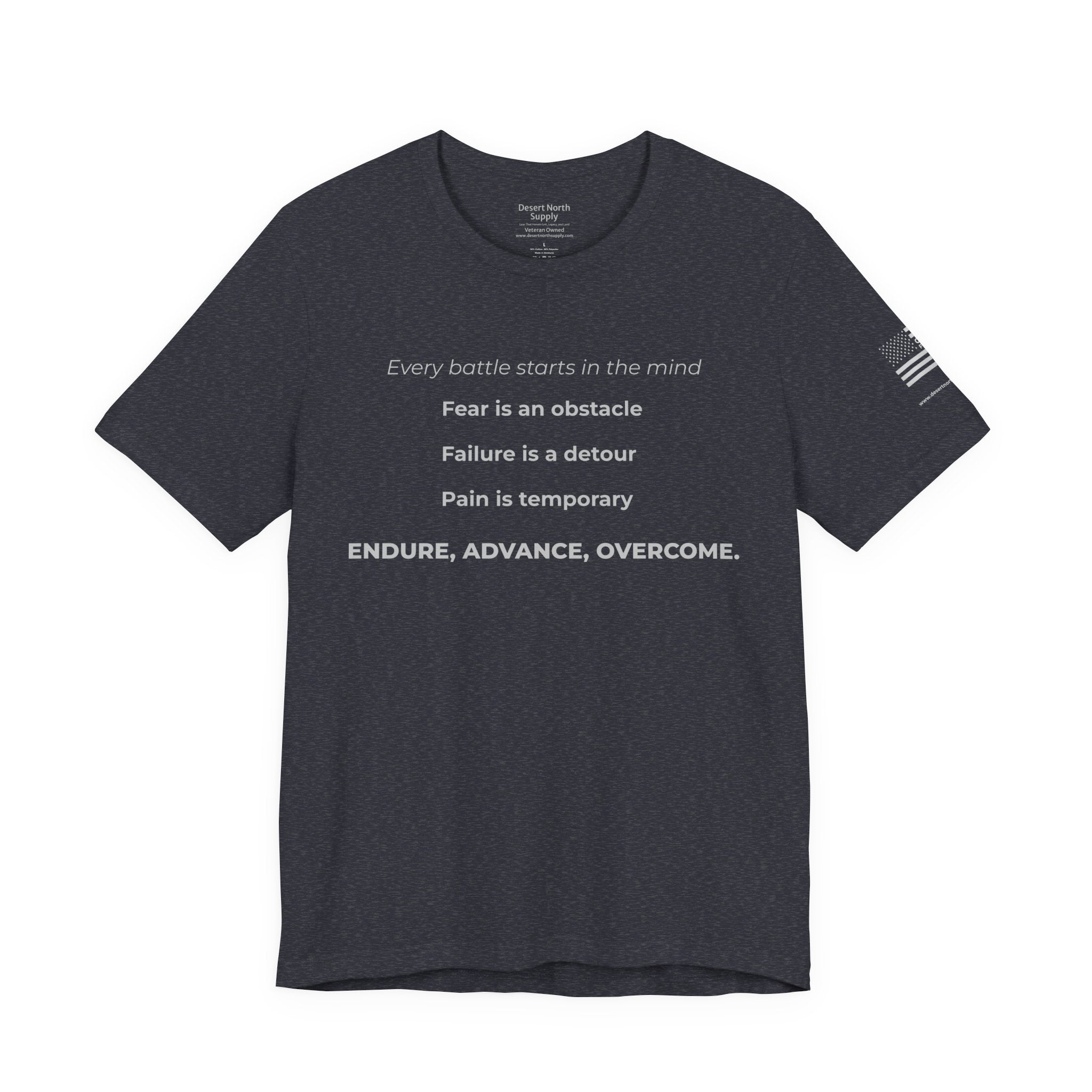Endure Advance Overcome Motivational Tee - Choose Forward