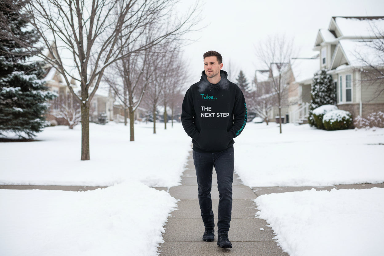 The Next Step - Inspirational Motivational Sweatshirt