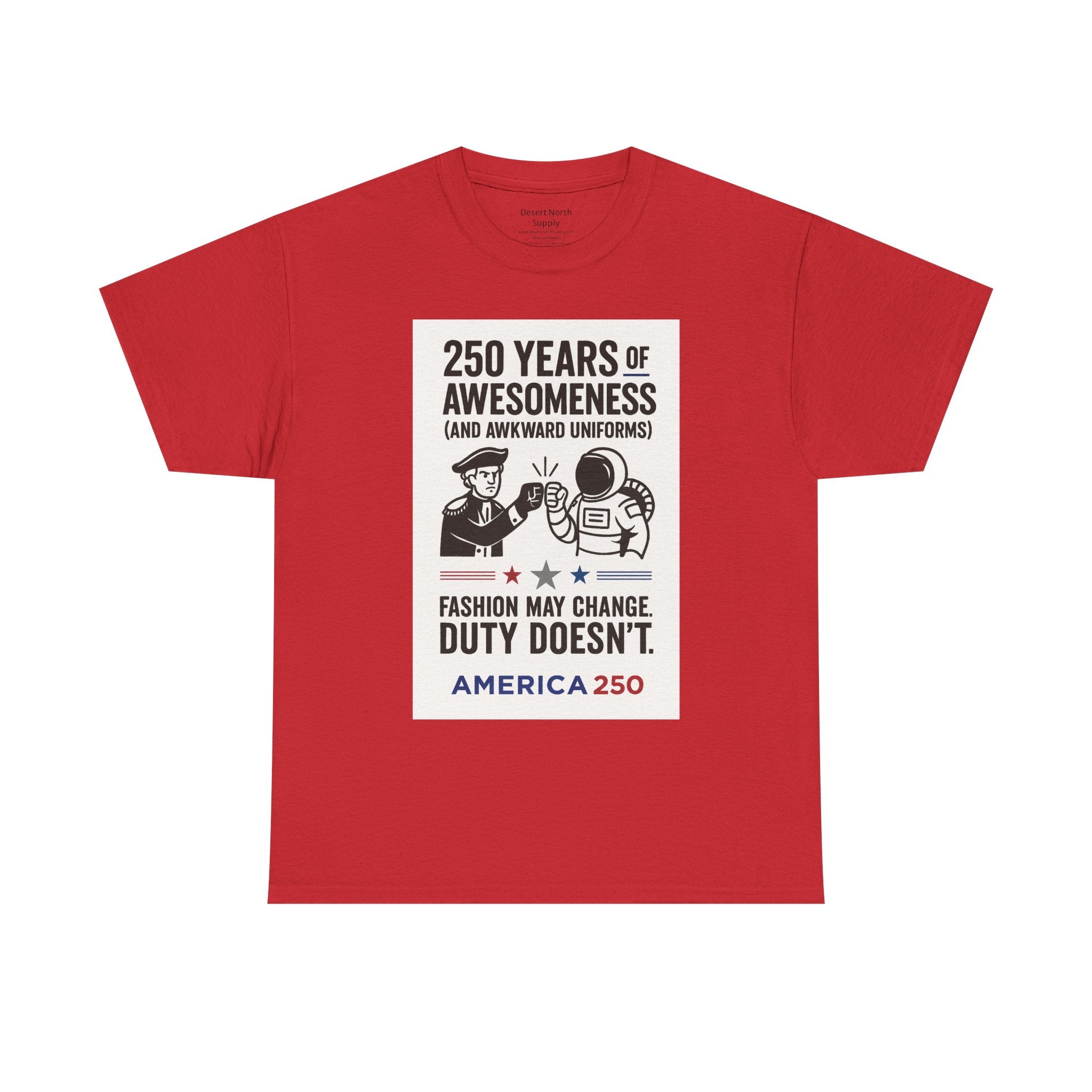 250 Years of Awesomeness Military History T-Shirt – Funny Duty & Uniforms Tee