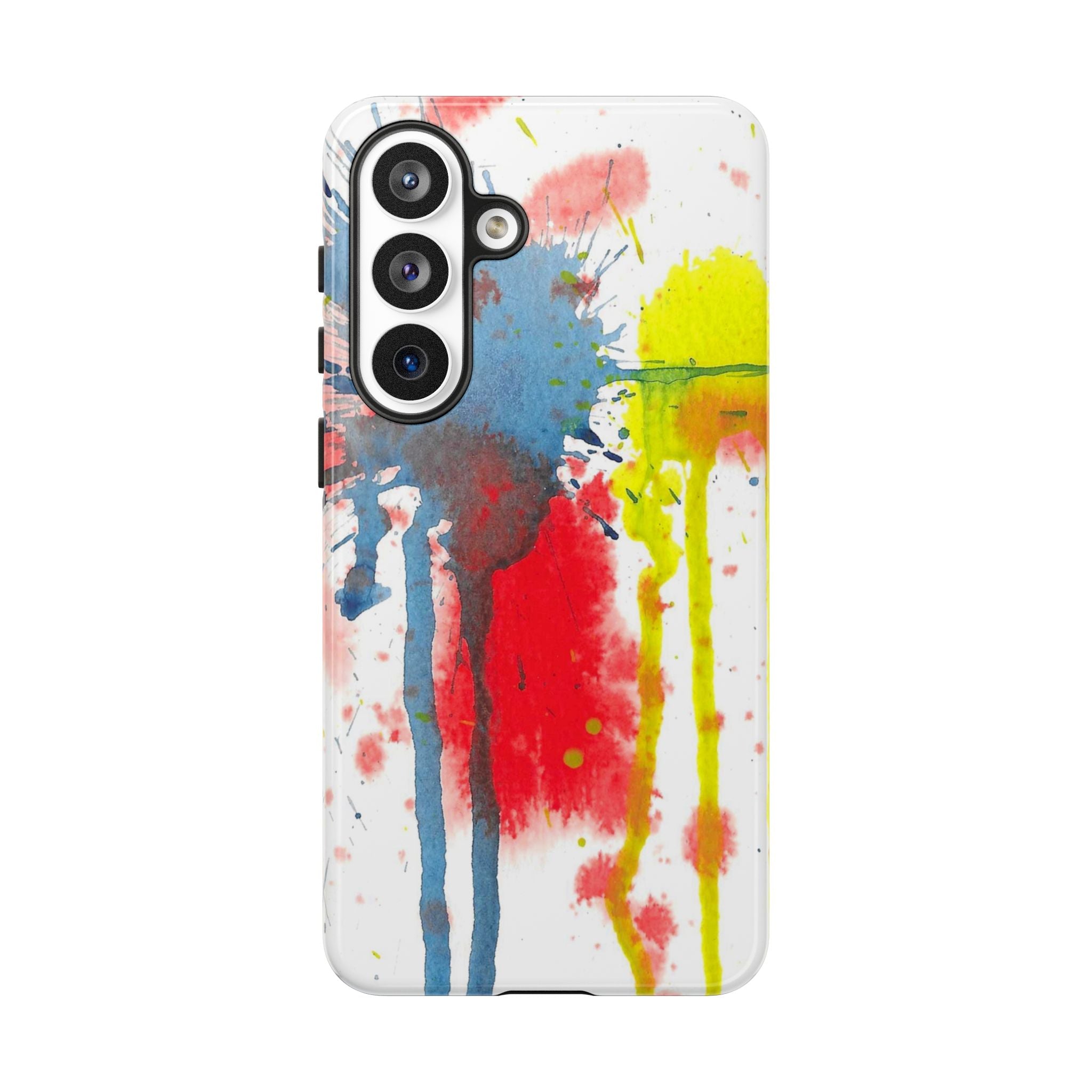 Tough Cases Watercolor 'Splat' Phone Case - Abstract Primary Colors Art