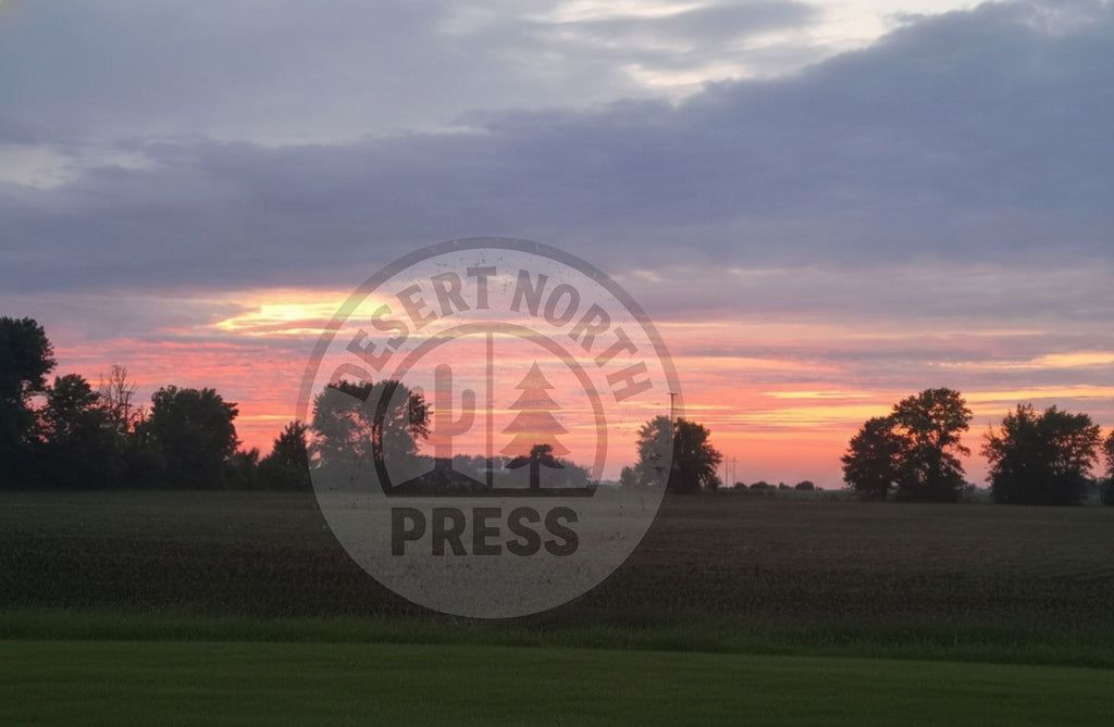 Morning on the Farm — Minnesota Sunrise Digital Photo Print Rustic Landscape Wall Art Download