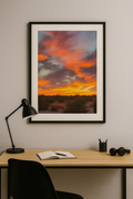Desert Sunset Art Print – Southwest Landscape Photography (Digital Download, 4 Sizes)