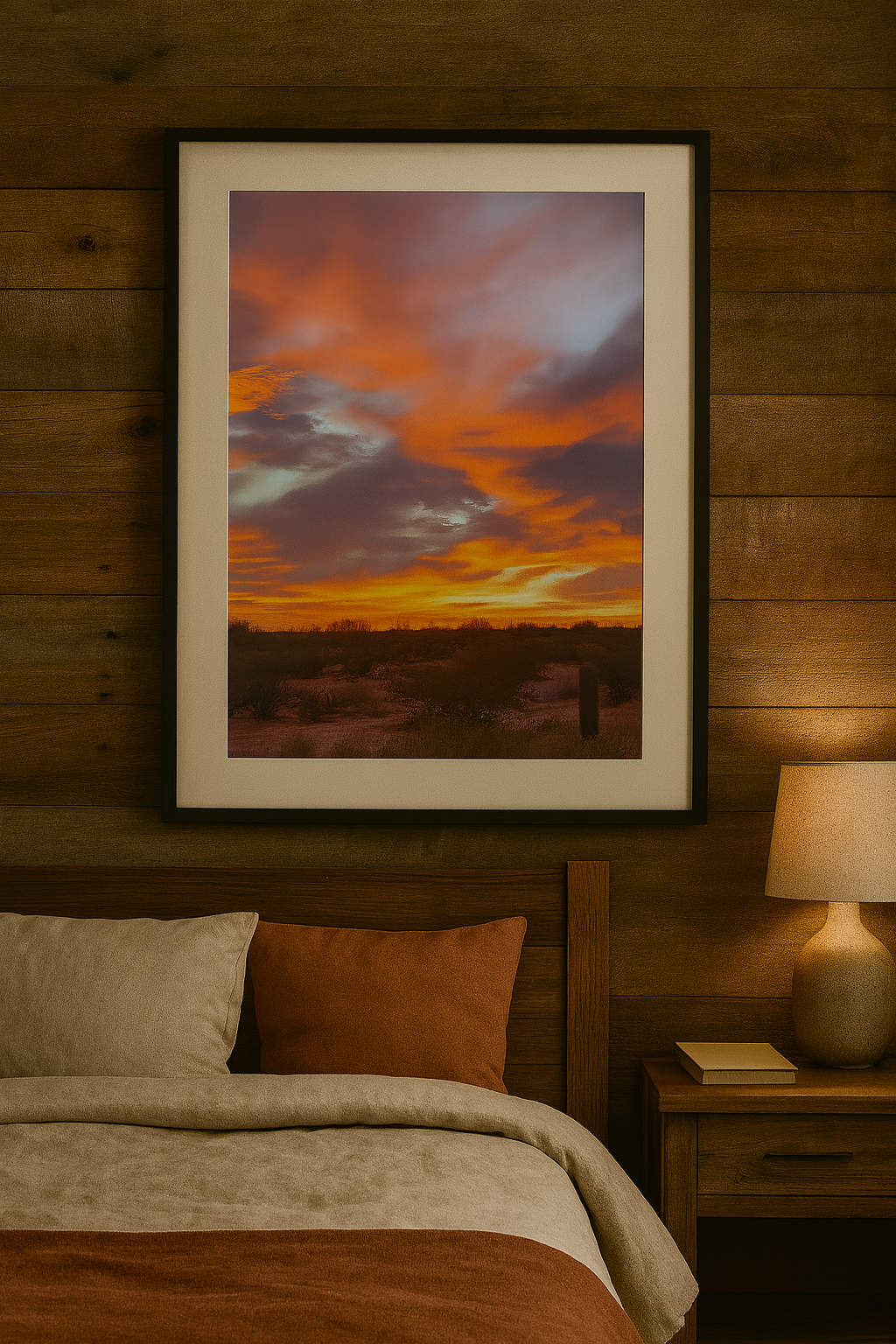 Desert Sunset Art Print – Southwest Landscape Photography (Digital Download, 4 Sizes)