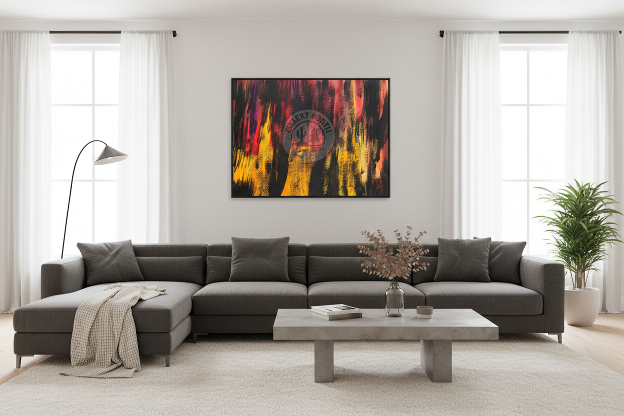 Spirits of Fire — Abstract Flame Art Digital Download